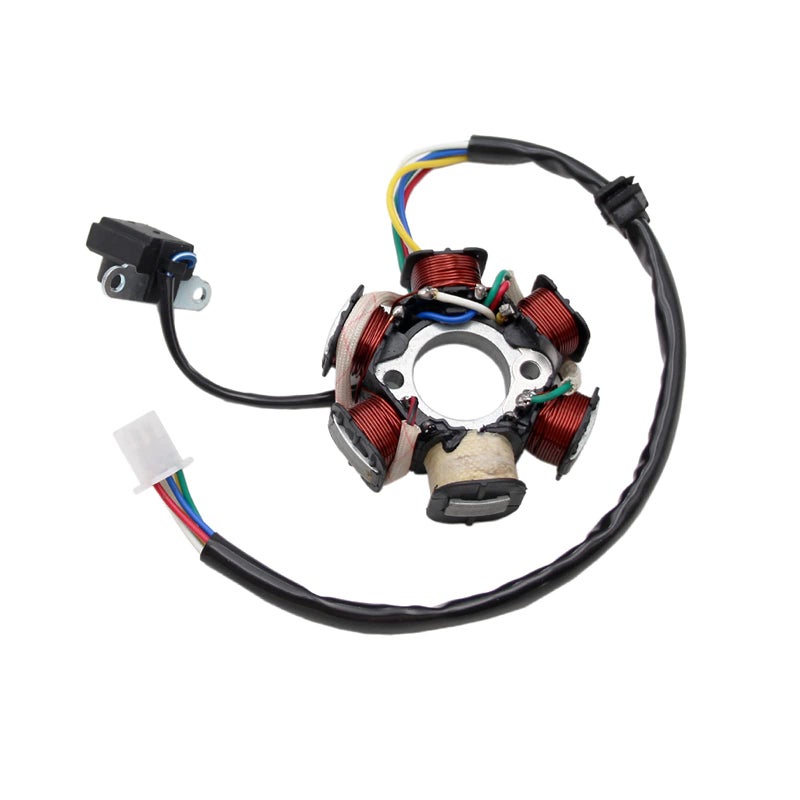 PRO BAT 6 Coil 5 Wire GY6 Stator Magneto 6 Coil Pole for GY6 50cc 125cc 150cc Chinese ATVS Dirt/Pit Blikes Scooter Coolster Roketa Sunl Tank JCL Lance Znen Jonway - Image 4